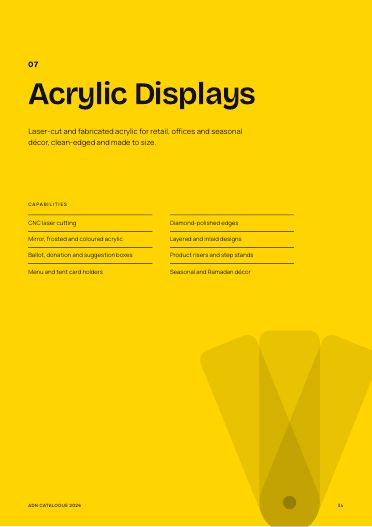 Acrylic Displays