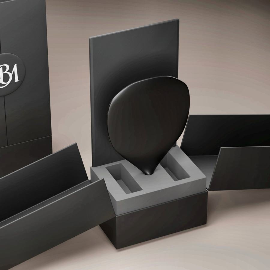 Black-on-Black Presentation Box