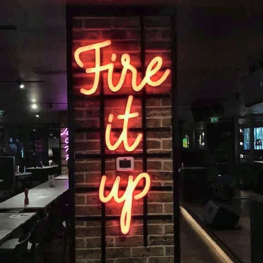 Neon Script Sign